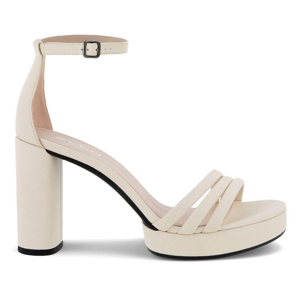 Zapatos De Vestir Mujer - ECCO Elevate Sculpted Sandal 75 - Beige - ZTA603279